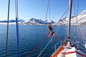 Svalbard bow of boat