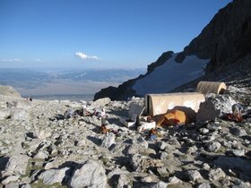 Exum hut lower saddle