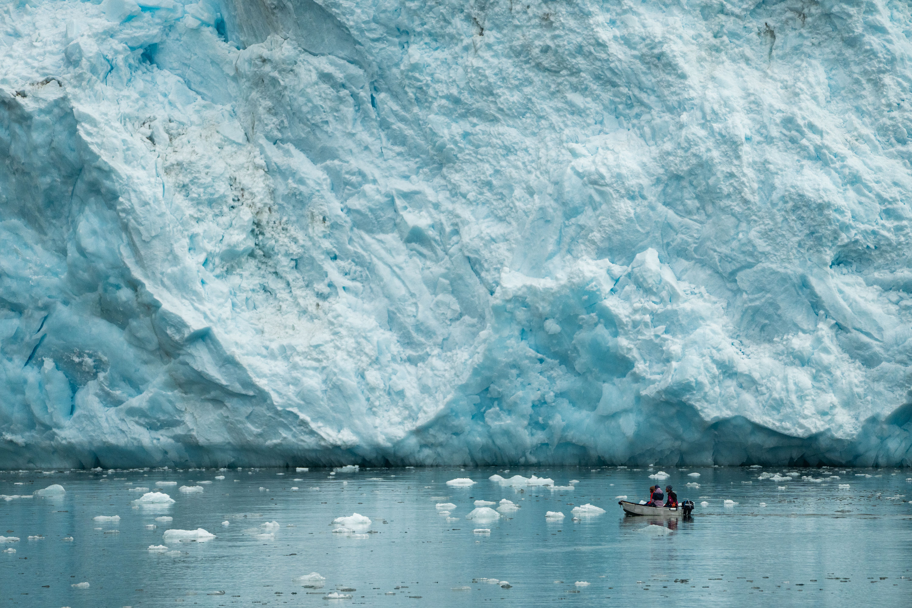 Going Greenland outflow glacier sea ice